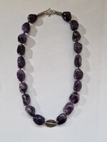 Nyaklánc lila köves