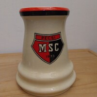Zsolnay porcelán korsó  Pécsi Mecsek Sport Club( Gazder Antal tervezés)