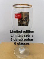 Új, Limitált kiadàsú 6 db-os Stella pohárszett (0,25 liter)