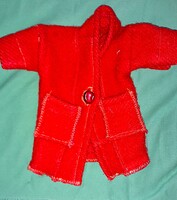 Antik vastag babaruha játék kabátka kb. 25 -35 centis babákhoz a kabát 16 cm a képek szerint