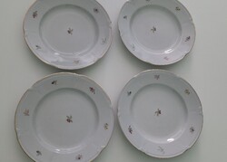 Drasche Budapest 4 lapos nagytányér- kézzel festett aranyozott szélű