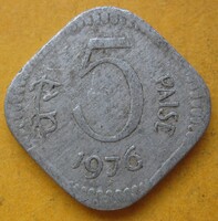 India 5 paise 1976 (P56)