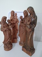 Négy darab fa Szűz Mária szobor