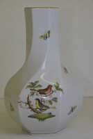 Herendi kézzel festett, Rotschild mintás porcelán váza A049