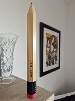 Óriás ceruza, hibátlan, 35cm magas, 3,5cm átmérőjű