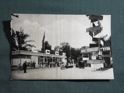 Képeslap,Budapest,BIV ipari vásár,Szovjetunió pavilon látkép,részlet, 1959-