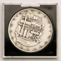 Ausztria Naptárérem Jahres Regent Merkur 1970 Bécs ezüstözött Br