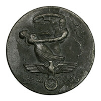 II.VH A munka ünnepe 1938 május 1 jelvény 1. Mai 1938 G. Albert