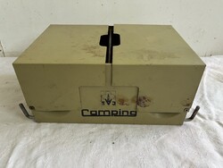 Retro Camping kétégős gázfőző – 1970–80-as évekből (Soproni Vas- és Járműipari Szövetkezet)