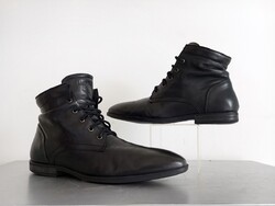 Mercedes Benz vintage fekete bőr férfi chelsea boots/bokacsizma 45-ös