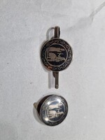 Régi ezüst nyakkendőtű