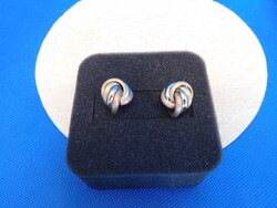 Arany 14k háromszínű  fülbevaló pár 6.7 gr