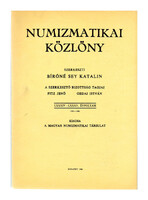 Numizmatikai Közlöny 84-85. évfolyam 1985-1986