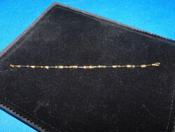 Arany két színű 14k karlánc 3.8 gr