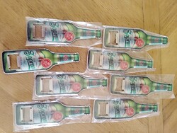🟢 Soproni sörösüveg formájú fém sörnyitó – Új, csomagolt!