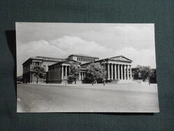Képeslap,Budapest,Nemzeti múzeum látkép,részlet, 1959-