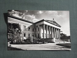 Képeslap,Budapest,Nemzeti múzeum látkép,részlet, 1959-