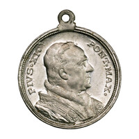 Pope Pius XI. Medal pendant 1925 anno jubilae romae mcmxxv
