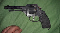 Retro magyar trafikáru rózsapatronos játék bakelit rendőr MAGNUM pisztoly RITKA a képek szerint