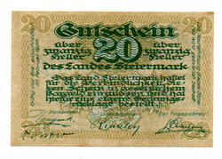 Ausztria Steiermark Styria 20 Heller 1919 PS136