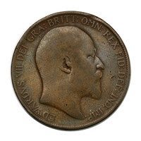 Anglia VII. Eduárd 1 Penny 1906