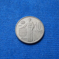 Monaco  1962  10 Centimes