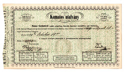 100 Forint 1848 6 hónapra szóló Kamatos utalvány