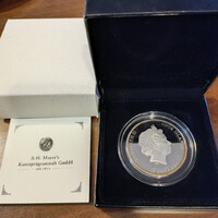 Cook-szigetek 20 Dollár 2014 PP Swarowski kristállyal díszítve 3 UNCIA 93,3g Ag999