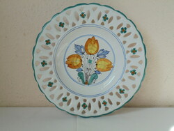 Habán porcelán falitányér