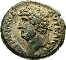 Hadrianus Alexandriai Tetradrachma A.D. 135-136