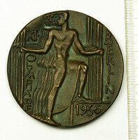 Otto Placzek: XI. Nyári Olimpia bronz érem Berlin 1936