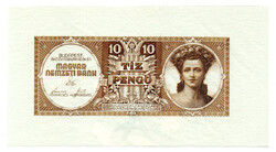 Szálasi 10 Pengő Bankjegy 1943 tervezet