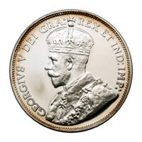 Kanada V. ÍGyörgy 1 Dollár 1911 Dei Gratia dollár ezüst UV 20g Ag999