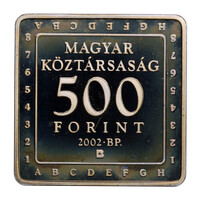 Sakk 500 Forint 2002 PP Kempelen Farkas