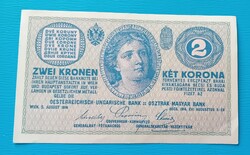 2 Korona 1914 évi c  , hajtatlan , aUNC (fotók szerint)