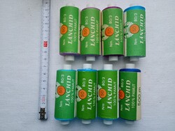 Cérna 011 - Lánchíd perzselt mercerezett varrócérna 8db egyben vegyes