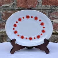 Alföldi Centrum Varia Napocskás porcelán szószos alj - ovális tányér - alátét