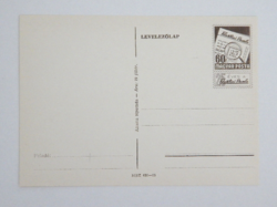 Díjjegyes levelezőlap, postatiszta - 25 éves a Filatéliai szemle folyóirat