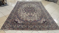 4006 AKCIÓ Iráni Nain selyemkontúros kézi gyapjú perzsa szőnyeg 210X310CM INGYEN FUTÁR