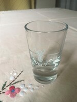 St. Hubertus üveg pohár - 10 cm-es