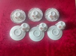 Rosental Bavaria 6 pcs (coffee?) Cups + 6 pcs saucers as shown in the pictures