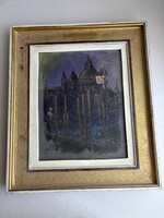 Horváth Zoltán Éjjel Velencében című festmény