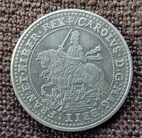 Angol . I. Károly király1644 . Oxfordi Korona (Crown)Tallér MÁSOLAT , COPY