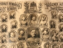 Magyar Királyi Rendőrség címeres fotó Horthy kor