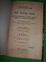 1885.MONARCHIA Theodor Velthaus - B. Erdmann :Palesztína német nyelvű tanári tankönyv képek szerint