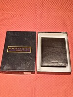 OLASZ BŐR PÉNZTÁRCA DOBOZÁBAN-SBARAZZA FIRENZE (G19)