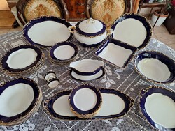 Zsolnay pompadour étkészlet+ szendicskészlet
