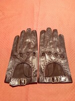 RETRO BŐR NŐI AUTÓSKESZTYŰ (G19)