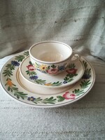 Villeroy&Boch "Tirol" dekoros teás szett+lapos tányér