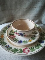 Villeroy&Boch "Tirol" dekoros teás szett+lapos tányér
